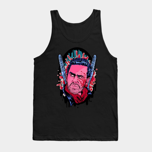 Baseball Bat Dad Tank Top by DixxieMae